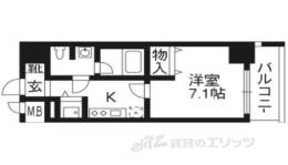 アスヴェル京都河原町二条間取り図面