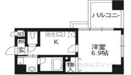 アスヴェル京都河原町二条間取り図面