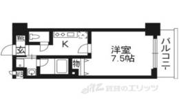 アスヴェル京都河原町二条602間取り図面