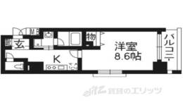 アスヴェル京都河原町二条間取り図面