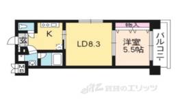 プラネシア星の子三条油小路間取り図面