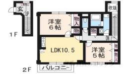 エスポアガーデン間取り図面
