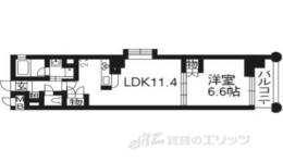 ベラジオ四条烏丸３間取り図面
