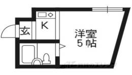 川田道ハイツ間取り図面