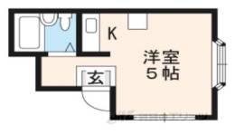 川田道ハイツ間取り図面