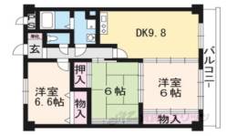 GREENFOREST松ヶ崎間取り図面