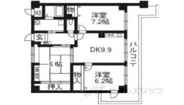 アバンサール天神川間取り図面
