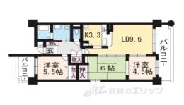 ウエストコート花園間取り図面