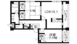 ビラ妙松館間取り図面