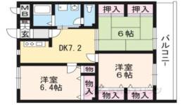 パレス花園間取り図面