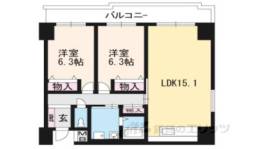 ノイ・ディアール御池間取り図面