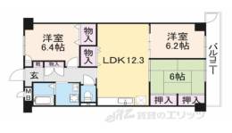 マンション稔間取り図面