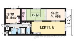 ソフィスタ洛北間取り図面
