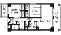 シェルブリュー四条間取り図面