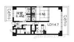 シェルブリュー四条間取り図面