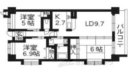 トルナーレ桂川間取り図面