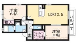 ディアコートつかせ間取り図面