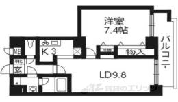 フォルム二条城東間取り図面