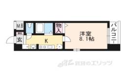 エスタシオン・デ・山科三品間取り図面