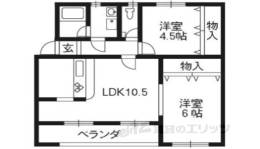 長岡天神ハイツ14棟間取り図面