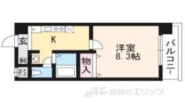 ハウスセゾン四条通間取り図面
