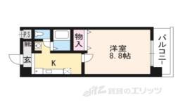 ハウスセゾン四条通間取り図面
