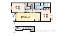 ロベリアＮＡＫＡＮＯ２間取り図面