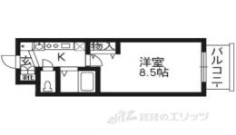 西院くめマンション間取り図面