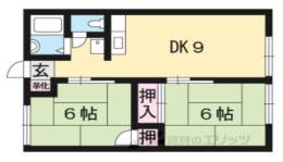 ハイツ物部間取り図面
