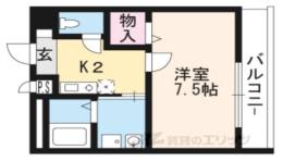 テンダー西浦　　間取り図面