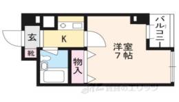 リバティ東大路間取り図面
