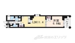 ベラジオ四条烏丸３間取り図面