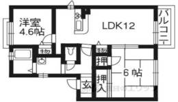 ベルコート精華台間取り図面