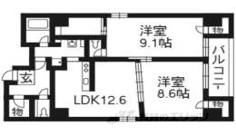 S-FORT知恩院前間取り図面