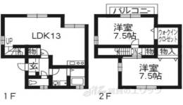 エターナルウッド２間取り図面