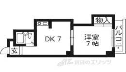 ロイヤル河原町五条間取り図面