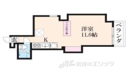 ロイヤル河原町五条間取り図面