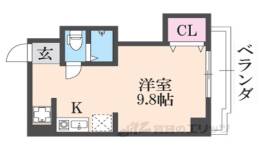 ロイヤル河原町五条間取り図面