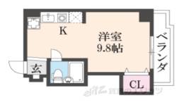 ロイヤル河原町五条間取り図面