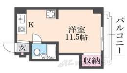 ロイヤル河原町五条間取り図面