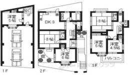 清水一丁目288-9間取り図面