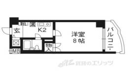 アクシルコート京都二条イースト903号室間取り図面