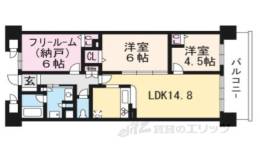 リソシエ伏見丹波橋ウェルネス間取り図面