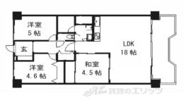 グランドマーレ久津川間取り図面