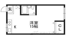 フラット桃山間取り図面