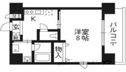 アスヴェル京都四条烏丸間取り図面