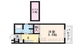 ｅｓｔｕｄｉｏ　ｃｏｍｏｄｏ間取り図面