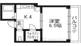 ＰＲＩＭＥ　ＣＯＵＲＴ二条城南間取り図面