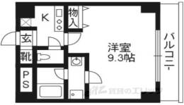 プラザ五条鴨川間取り図面