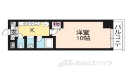 プラザ五条鴨川間取り図面